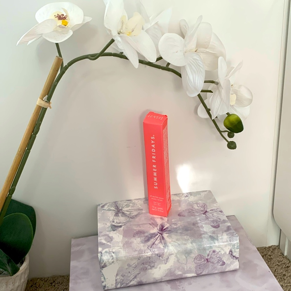 Summer Fridays pink sugar lip balm